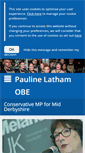 Mobile Screenshot of paulinelatham.co.uk